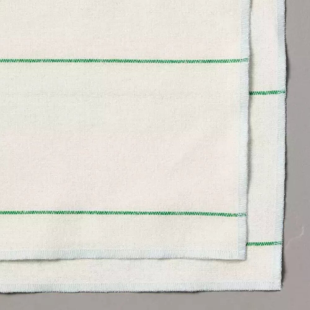 HEARTH & HAND Reusable Cloth Towels Cream Blue Green